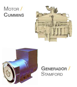 Motor cummins, tablero de control y trasferencia